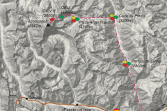 Mapa wyprawy na Aconcaguę