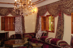 Hotelik w Imlilu z bogatym wystrojem w stylu sułtańskim