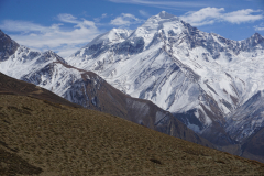 View of the Annapurna massif from the Gyu La Pass (4077 m a.s.l.)