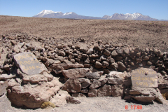Na przełęczy Patapampa - panorama wulkanicznych sześciotysięczników