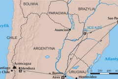 Mapa Iguazú